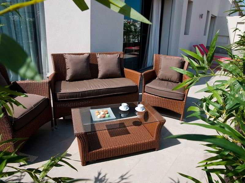 Gray Boutique Hotel Casablanca Beltér fotó Outdoor furniture